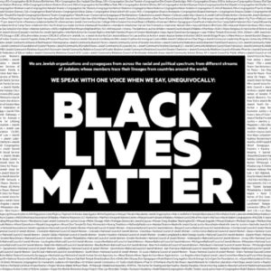 USCJ’s #BlackLivesMatter Statement in The New York Times