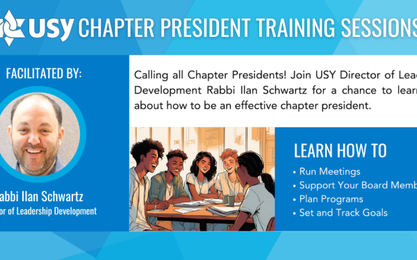 USY Chapter Presidents’ Training: Leadership Skills for a New Generation